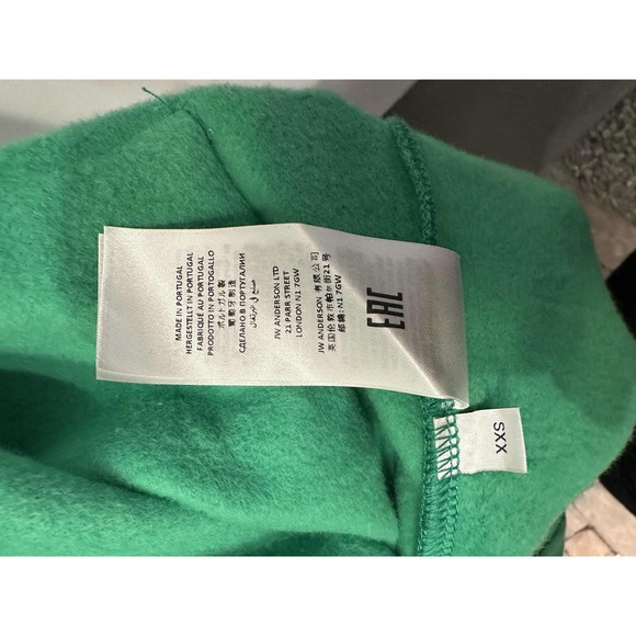 J.W. Anderson Classic Green Logo Hoodie [New} - Picture 8 of 8